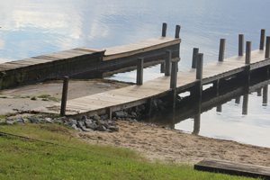 Big &
                                                    little pier decking
                                                    repaired in 2013