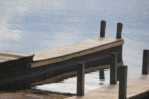 Little pier
                                                    decking replaced
                                                    2013