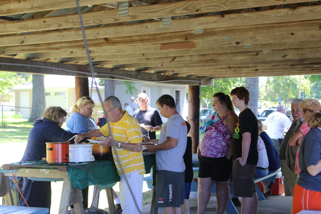 Friends &
                                                    Family at the Annual
                                                    Cookout