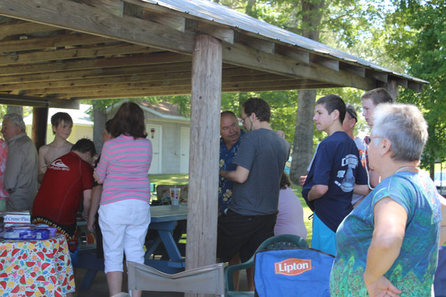 Friends &
                                                    Family at the Annual
                                                    Cookout