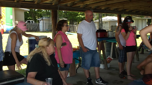 Friends & Family at the Annual
                                Cookout