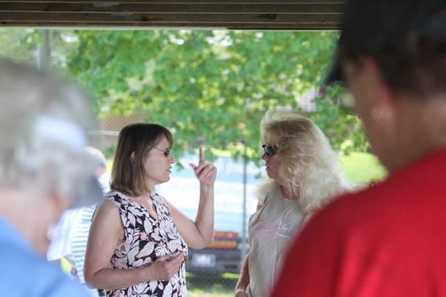 Friends &                                                     Family at the Annual                                                     Cookout