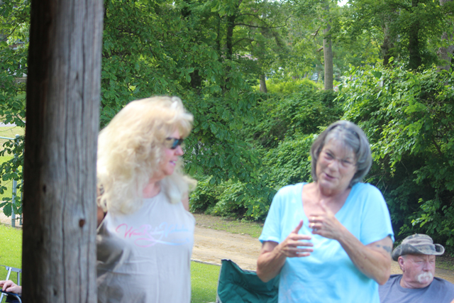 Friends &                                                     Family at the Annual                                                     Cookout