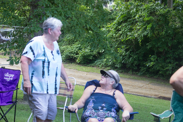 Friends &                                                     Family at the Annual                                                     Cookout