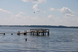 End of the Pier
                                                    (as viewed from the
                                                    side) - mostly
                                                    intact