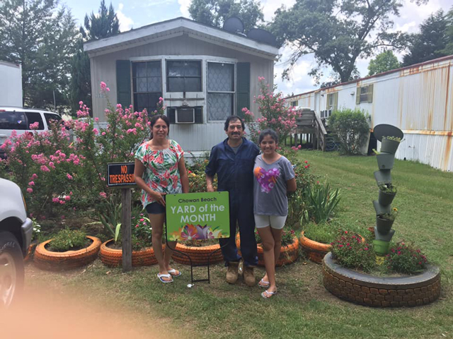 313 Manteo Trail, Bernardo Diaz & Karina Y’epez - July 2019 Yard of the Month