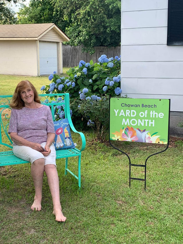 202 Manteo Trail - Miss Pam Schuck June 2024 Yard of the Month