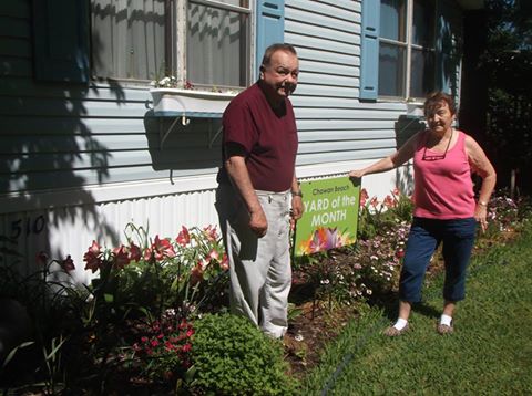 Image of                                                           Yard of the                                                           Month -                                                           Loretta &                                                           Allan Frontin                                                           at 510 Chowan                                                           Trail